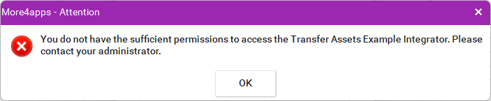 RestrictionOfIntegratorMesssage