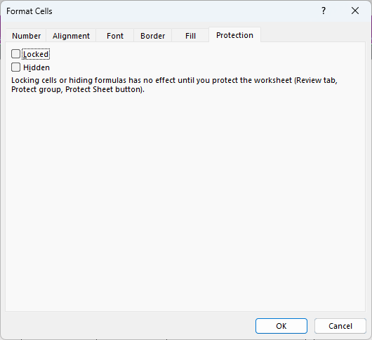 UnCheckedFormatCellsWindow